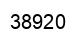 Número 38920 imagen negro
