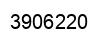 Number 3906220 black image