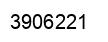 Number 3906221 black image