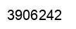 Number 3906242 black image