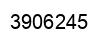 Number 3906245 black image