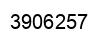 Number 3906257 black image