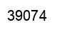 Número 39074 imagen negro