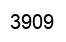 Number 3909 black image