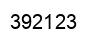 Número 392123 imagen negro