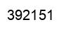 Number 392151 black image