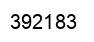 Number 392183 black image