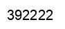 Number 392222 black image