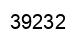 Number 39232 black image