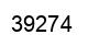 Number 39274 black image