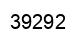 Number 39292 black image