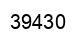 Number 39430 black image