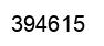Number 394615 black image