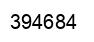 Number 394684 black image