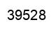 Number 39528 black image