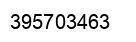 Number 395703463 black image