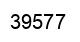 Número 39577 imagen negro