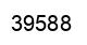 Number 39588 black image