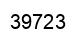 Number 39723 black image