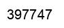 Number 397747 black image