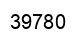 Número 39780 imagen negro