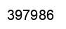 Number 397986 black image