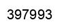 Number 397993 black image