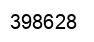 Number 398628 black image