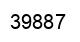 Number 39887 black image