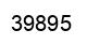 Número 39895 imagen negro