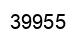 Número 39955 imagen negro