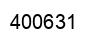 Number 400631 black image