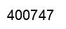 Número 400747 imagen negro
