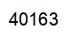 Number 40163 black image