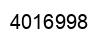Number 4016998 black image