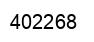 Number 402268 black image