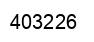 Number 403226 black image