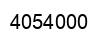 Number 4054000 black image