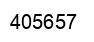 Number 405657 black image