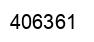 Number 406361 black image