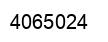 Número 4065024 imagen negro
