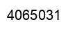 Number 4065031 black image