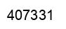 Number 407331 black image