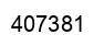 Number 407381 black image