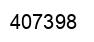 Number 407398 black image