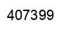 Number 407399 black image