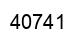 Number 40741 black image