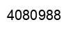 Number 4080988 black image