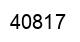 Número 40817 imagen negro