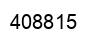 Number 408815 black image